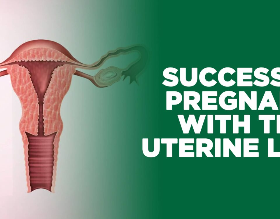 Successful pregnancy with thin uterine lining