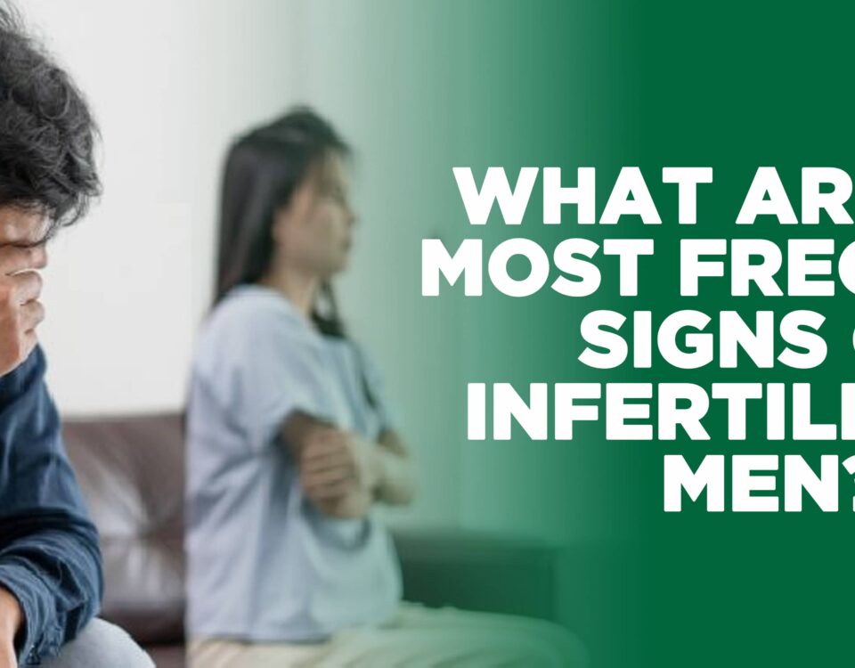 Frequent signs of infertility in men